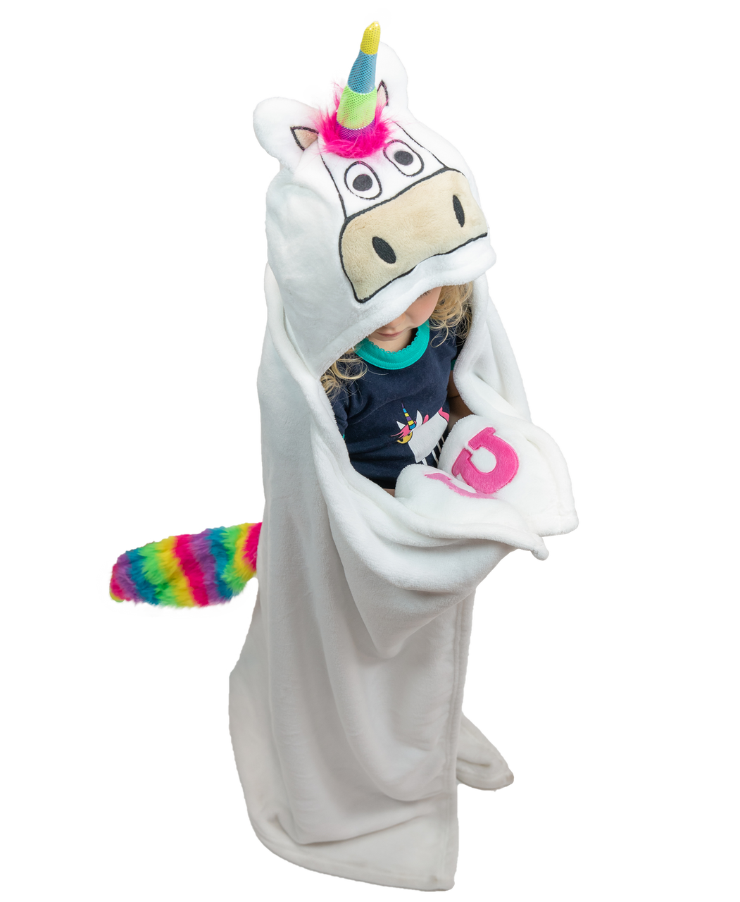 Unicorn Kid's Hooded Blanket