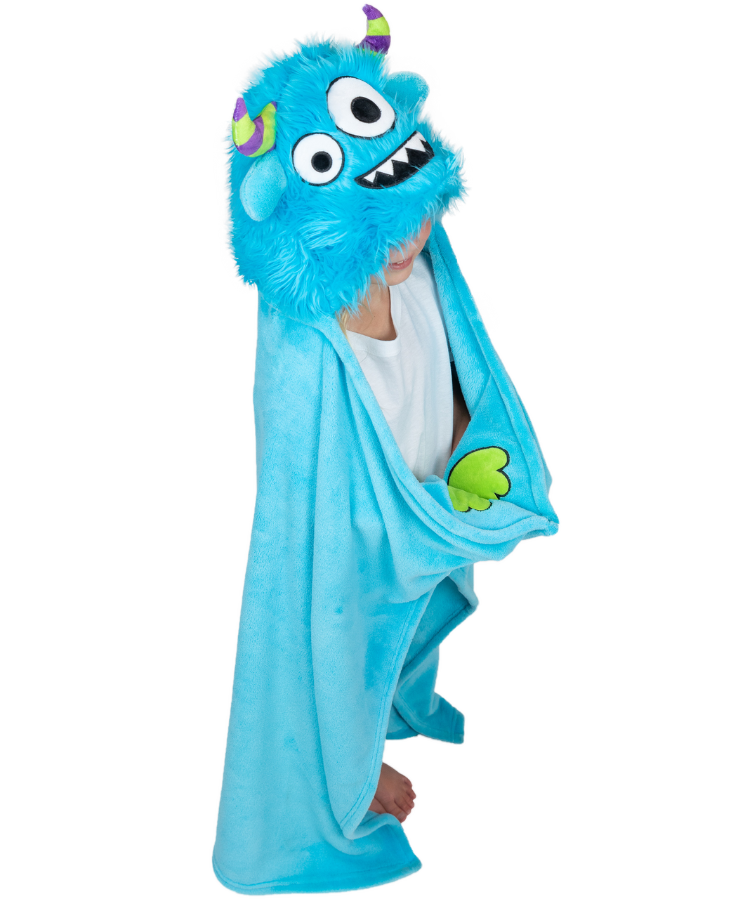 Monster Kid's Hooded Blanket
