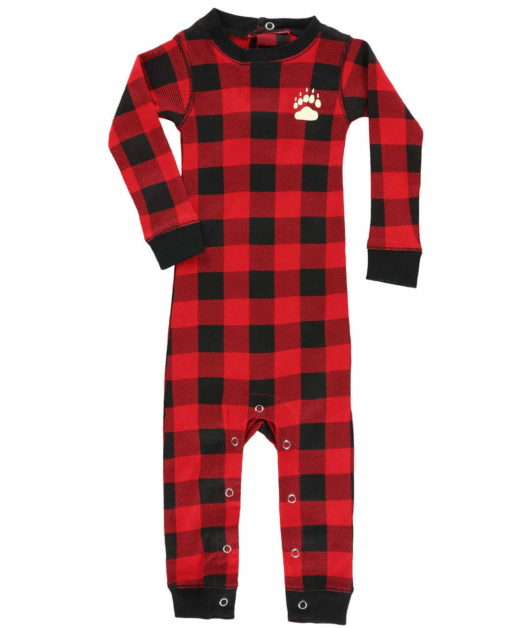 Bear Cheeks Infant Plaid Onesie Flapjack