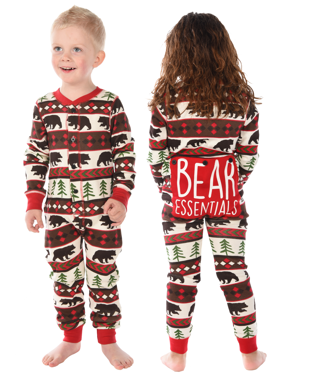 Bear Cheeks Infant Plaid Onesie Flapjack