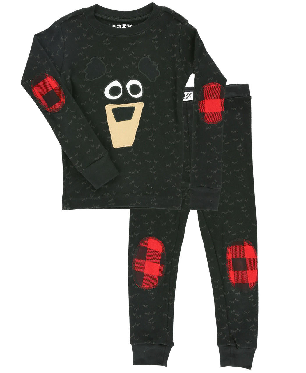 Black Bear Kid's Long Sleeve PJ's