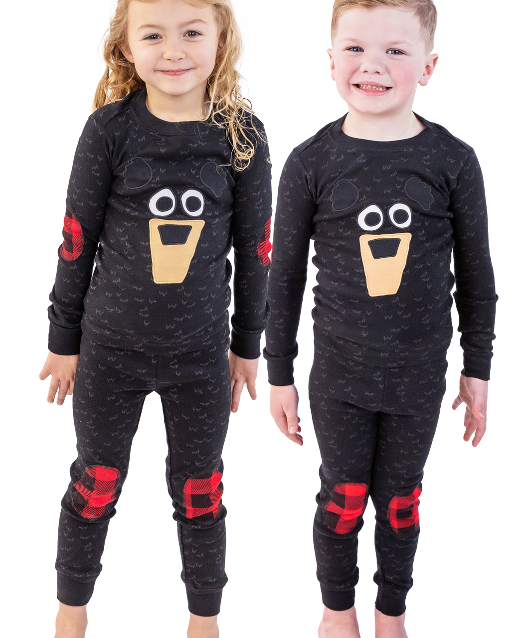 Black Bear Kid's Long Sleeve PJ's