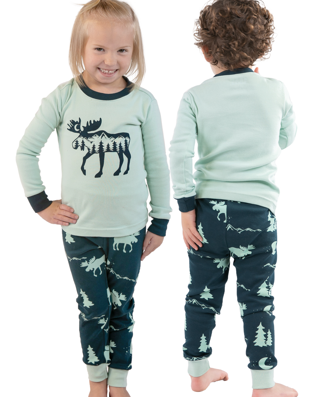 Mountain Moose Kid's Long Sleeve PJ's
