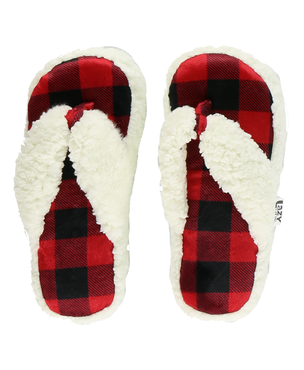 Red Plaid Spa Slipper