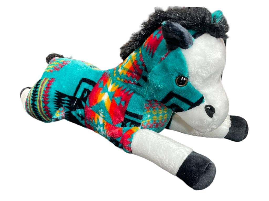 Plush Stuffed Large Lying Horse