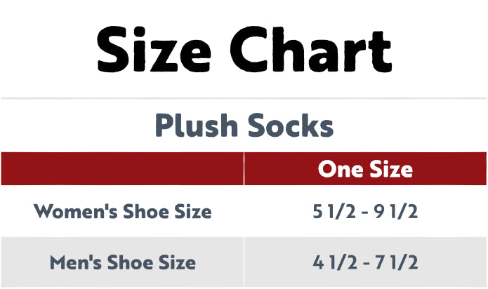 Red Plaid Plush Sock