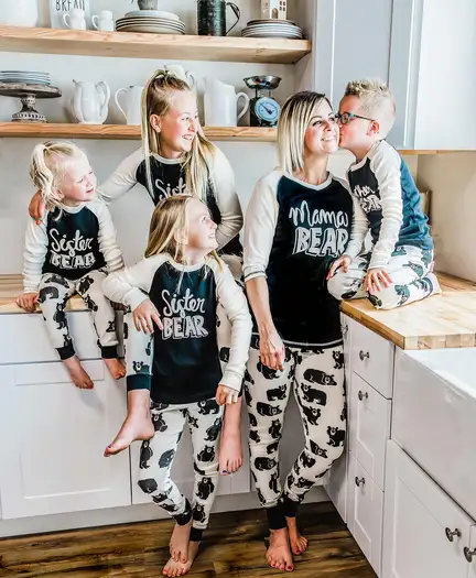 Sister Bear Kid's Long Sleeve PJ's