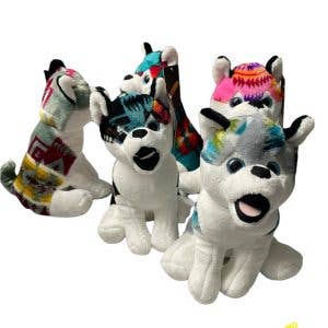 Nativo - PSAHU-2 - Plush Stuffed Wolf in Assorted Colors