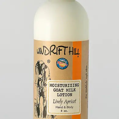 Lively Apricot Goat Milk Lotion – A Refreshing Blend of Fruit & Floral for Silky Smooth Skin