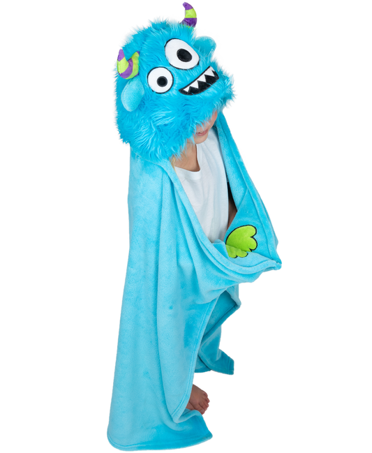 Monster Kid's Hooded Blanket