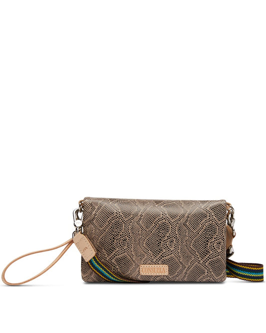 Dizzy Uptown Crossbody – Stylish Snake Embossed Leather Bag