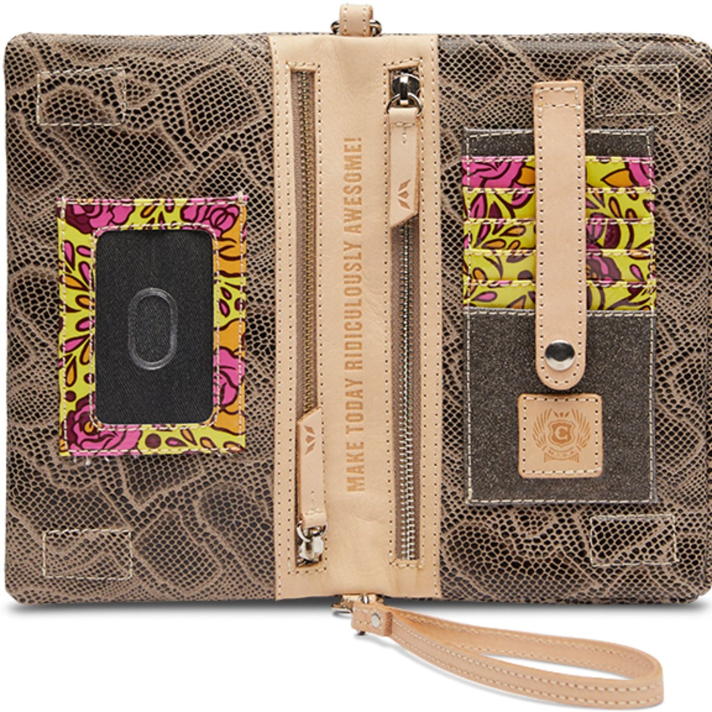 Dizzy Uptown Crossbody – Stylish Snake Embossed Leather Bag