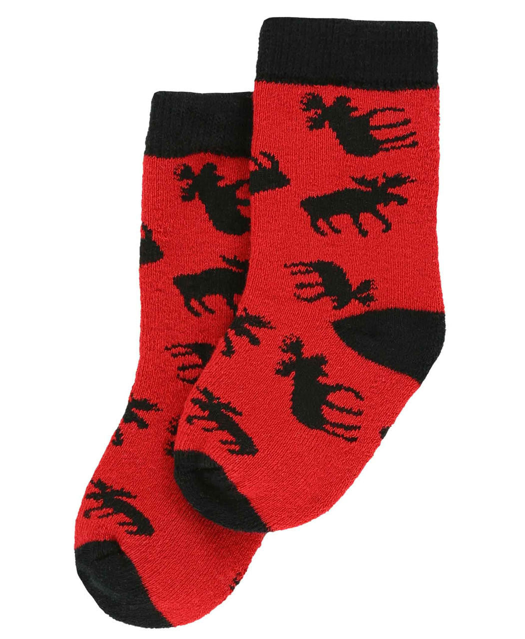 Classic Moose Red Infant Sock