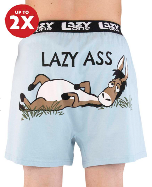 Lazy Ass Blue Boxer - B636