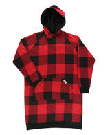 Red Plaid Sleep Hoodie