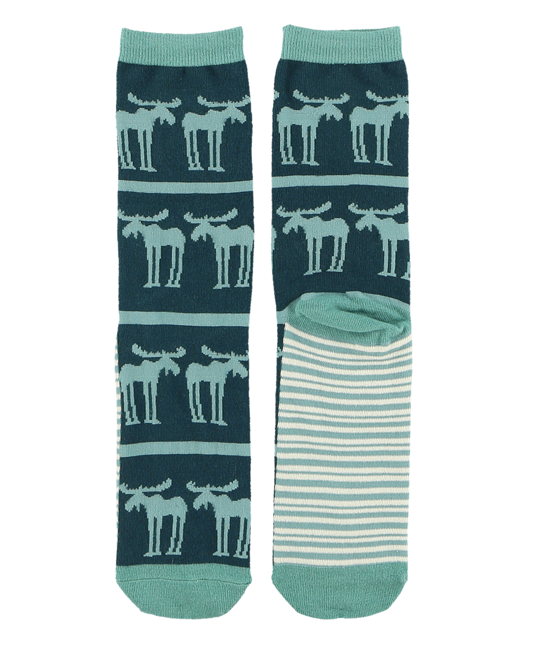 Funky Moose Blue Crew Sock