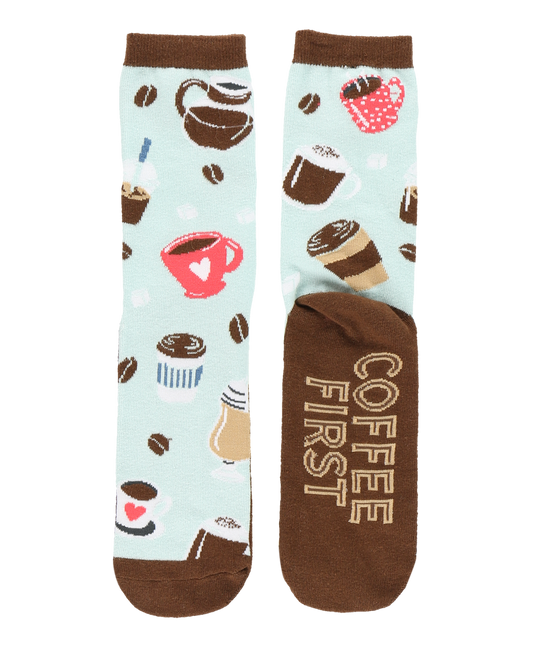 Coffee First Crew Sock