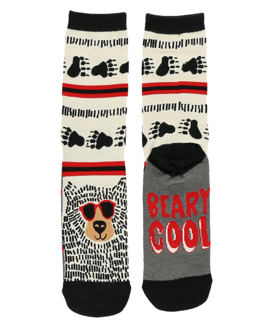 Beary Cool Crew Sock