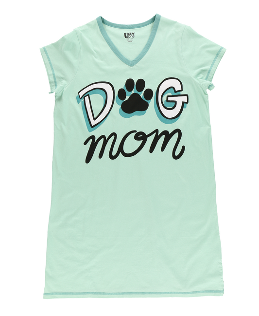 Dog Mom Women's V-Neck Nightshirt