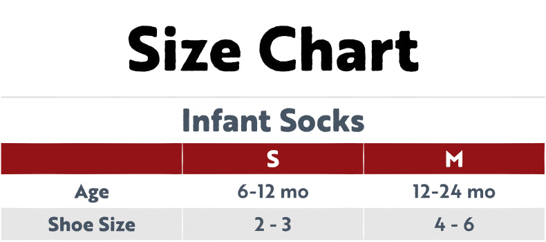 Classic Moose Red Infant Sock