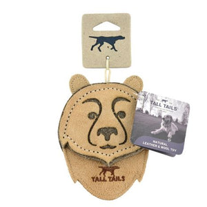 Natural Leather Bear Toy