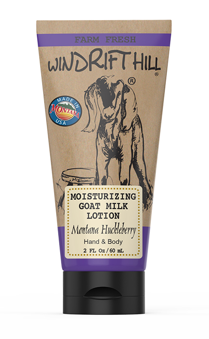 Montana Huckleberry Goat Milk Lotion – Sweet, Juicy, and Travel-Ready!