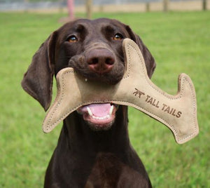 Natural Leather Antler Toy