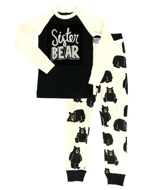 Sister Bear Kid's Long Sleeve PJ's